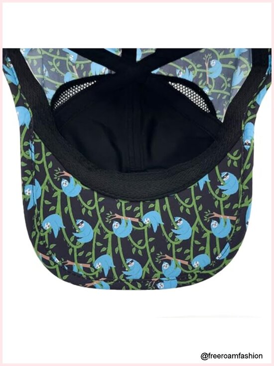Performance Running Cap Lightweight Quick Dry Sport Hat Velcro Closure main image 5